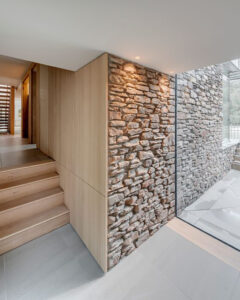 Design Concept Wood and Stone